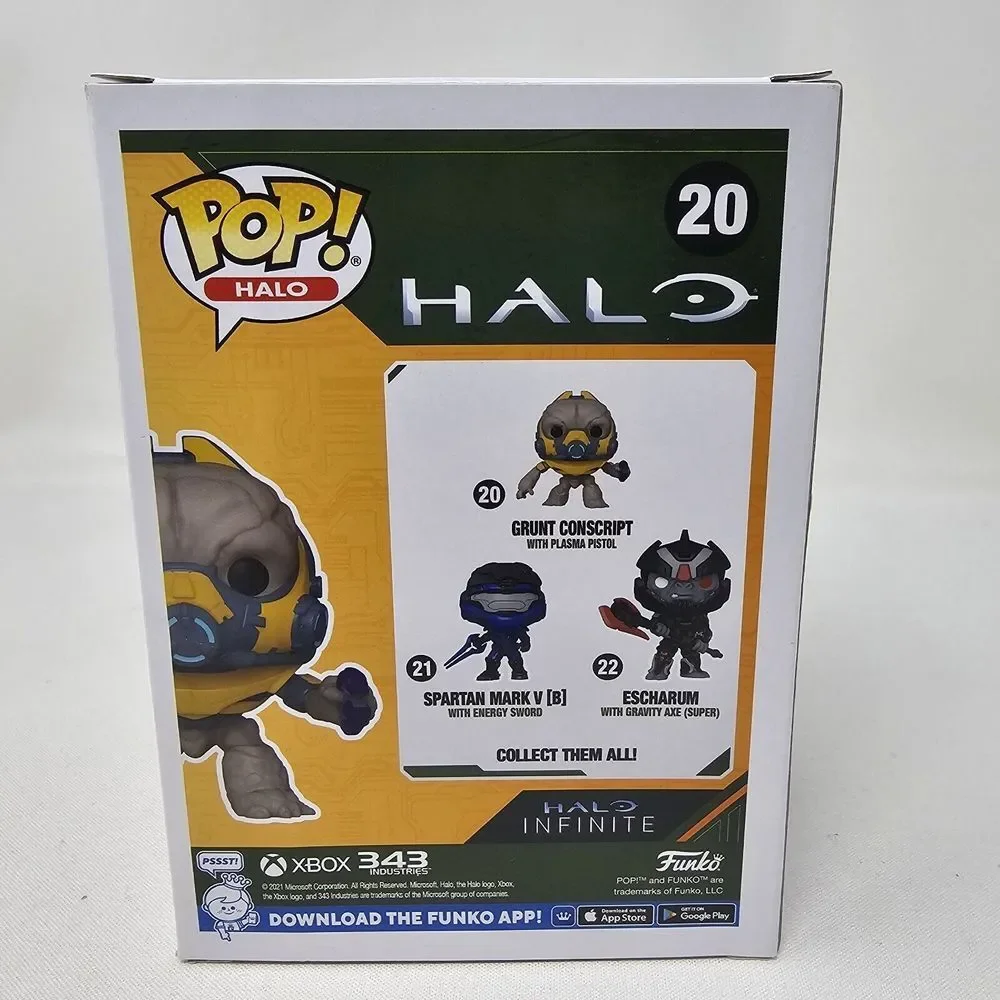Funko Pop! Halo Grunt Conscript‎ with Plasma Pistol #20 Vinyl Figure